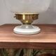 Paire d’appliques murales globes bicolores