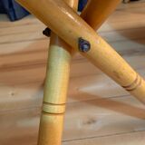 Safari set, four stools and a table 1970s