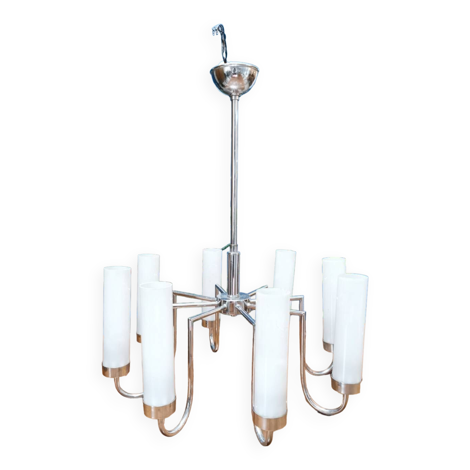 Vintage designer arm chandelier from the 70s