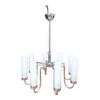 Vintage designer arm chandelier from the 70s