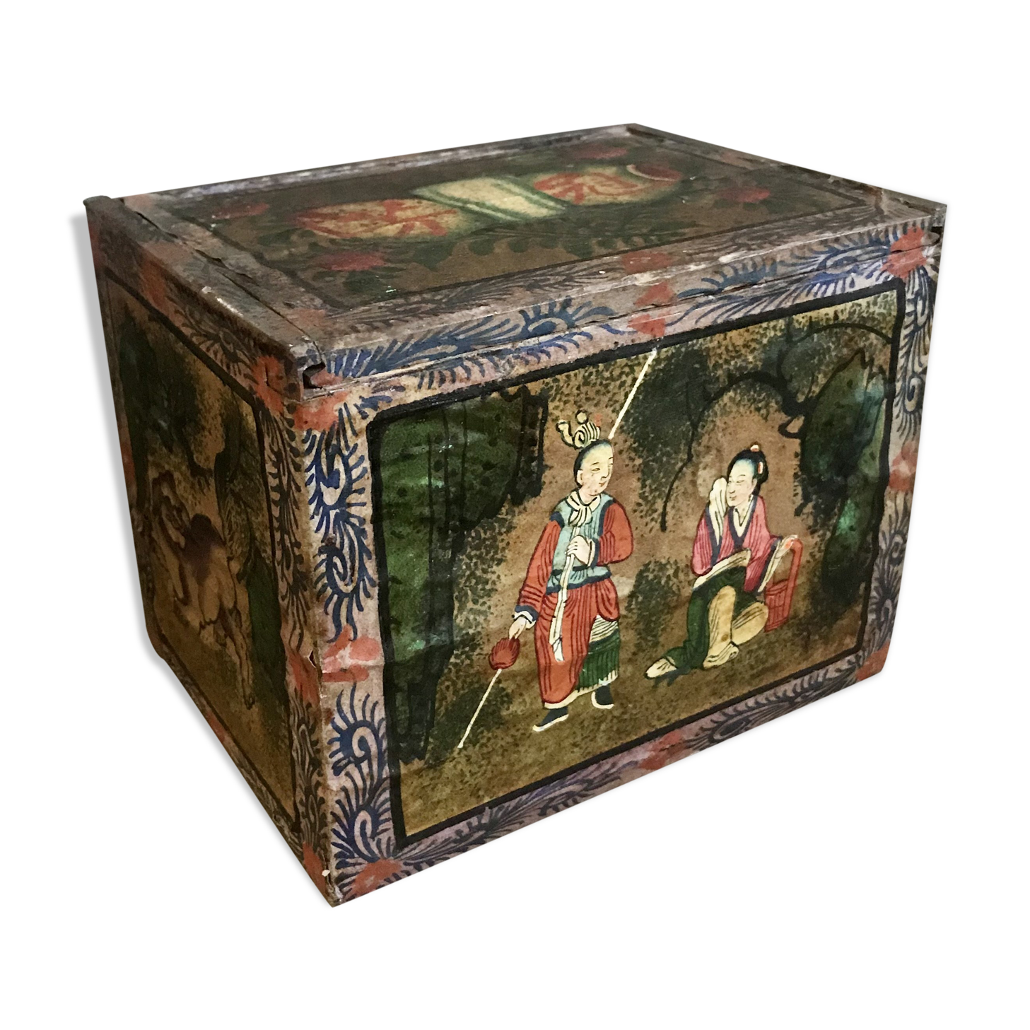 Early 20th century tea box