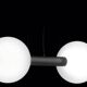 Large contemporary pendant light "Oxygen" by Delta Light