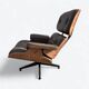 Brown & Walnut Herman Miller Original Eames Tall Lounge Chair & Ottoman