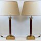 Pair of lamps, Belgium, 70s.