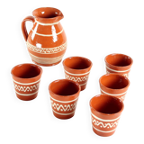 Ceramic Drinking Set, Czechoslovakia 1960s