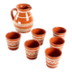 Ceramic Drinking Set, Czechoslovakia 1960s