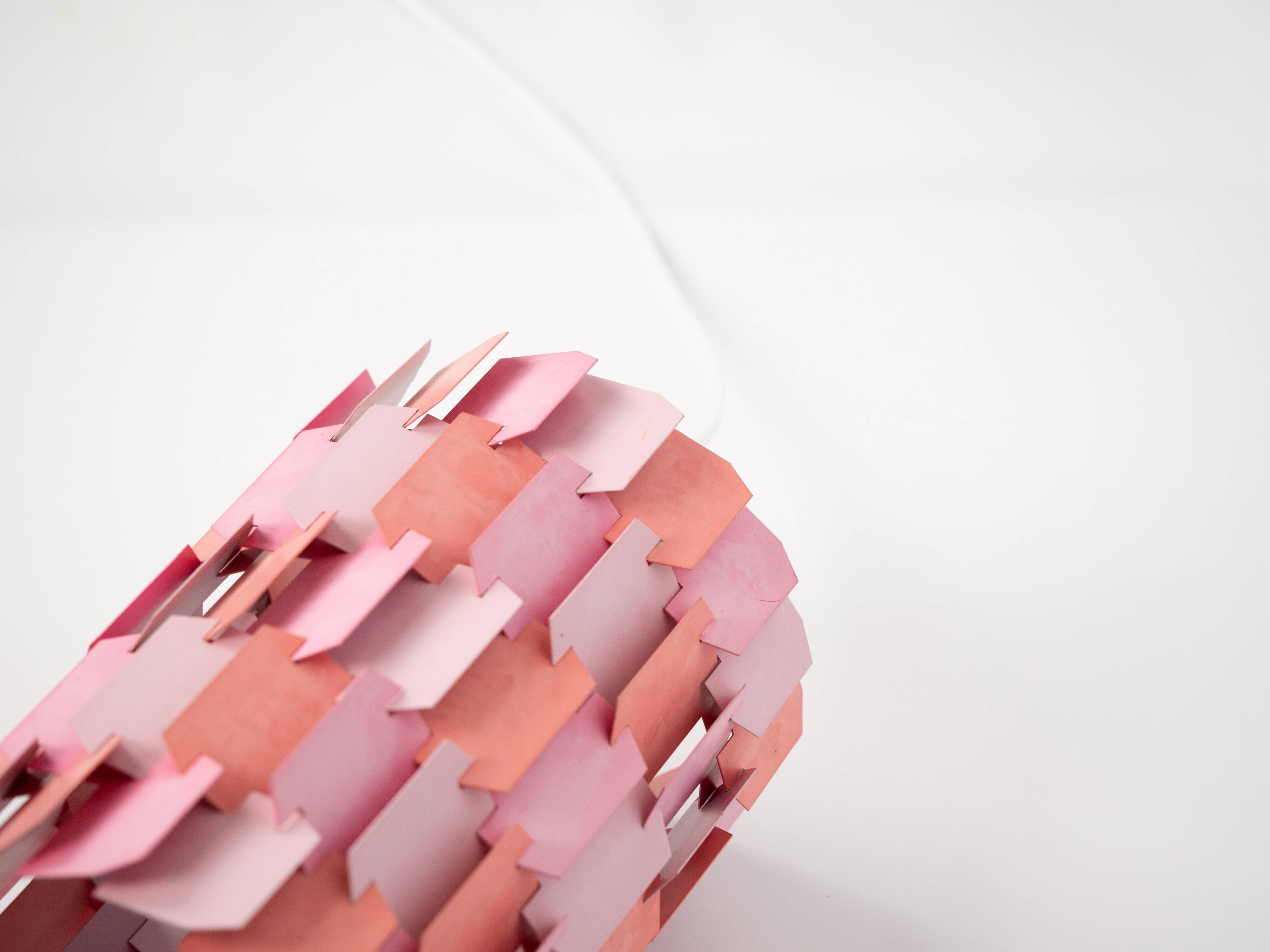 Lampe à suspension danoise vintage Facet pop de Louis Weisdorf, Lyfa, 1972