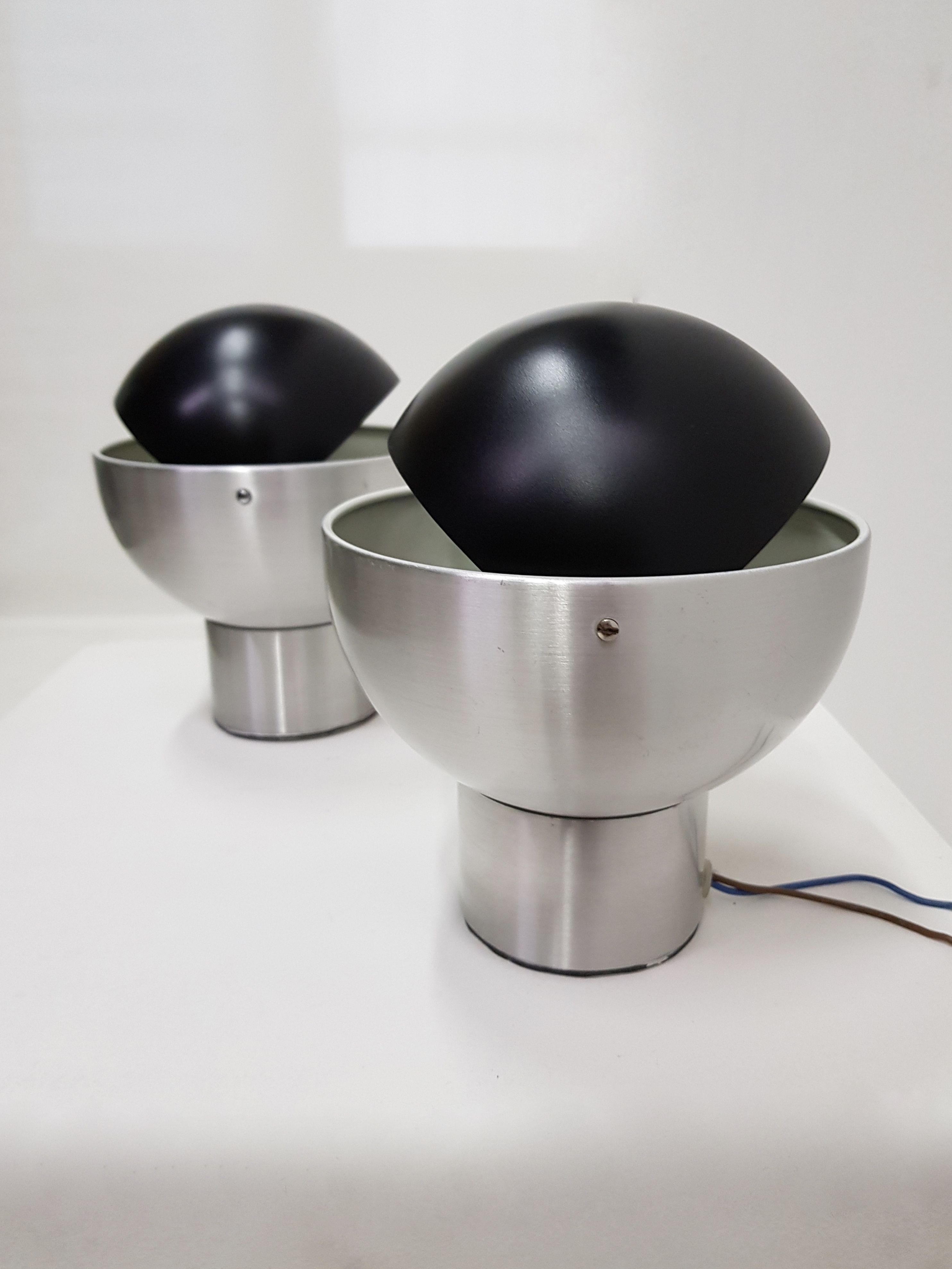 Pair of wall light WL1105 Radboud van Beekum edition Raak 1970s