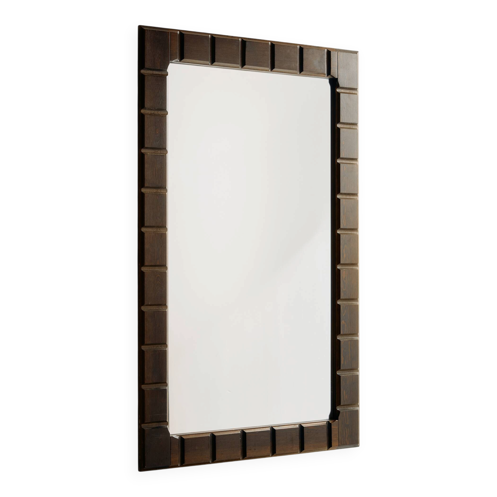 Miroir encadré en pin