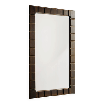Miroir encadré en pin