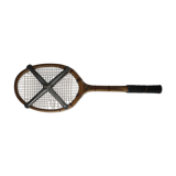 Vintage tennis racket frame wood mark eagle