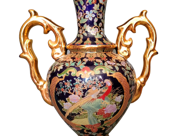 Amphora vase ansé Zhongguo Zhi Zao ~ China ~ 70s