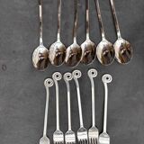 18-piece steel cutlery set