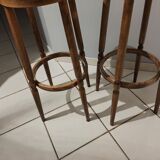 Pair of vintage bar Baumann stools 1970s