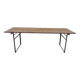 Table pliante bois & métal