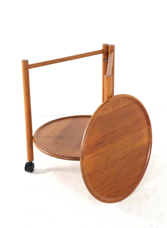 Trolley with removable trays by Jens Quistgaard - danish design in teak