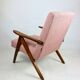 Vintage armchair B-310 VAR pink structural boucle 1970s - 2 pieces available