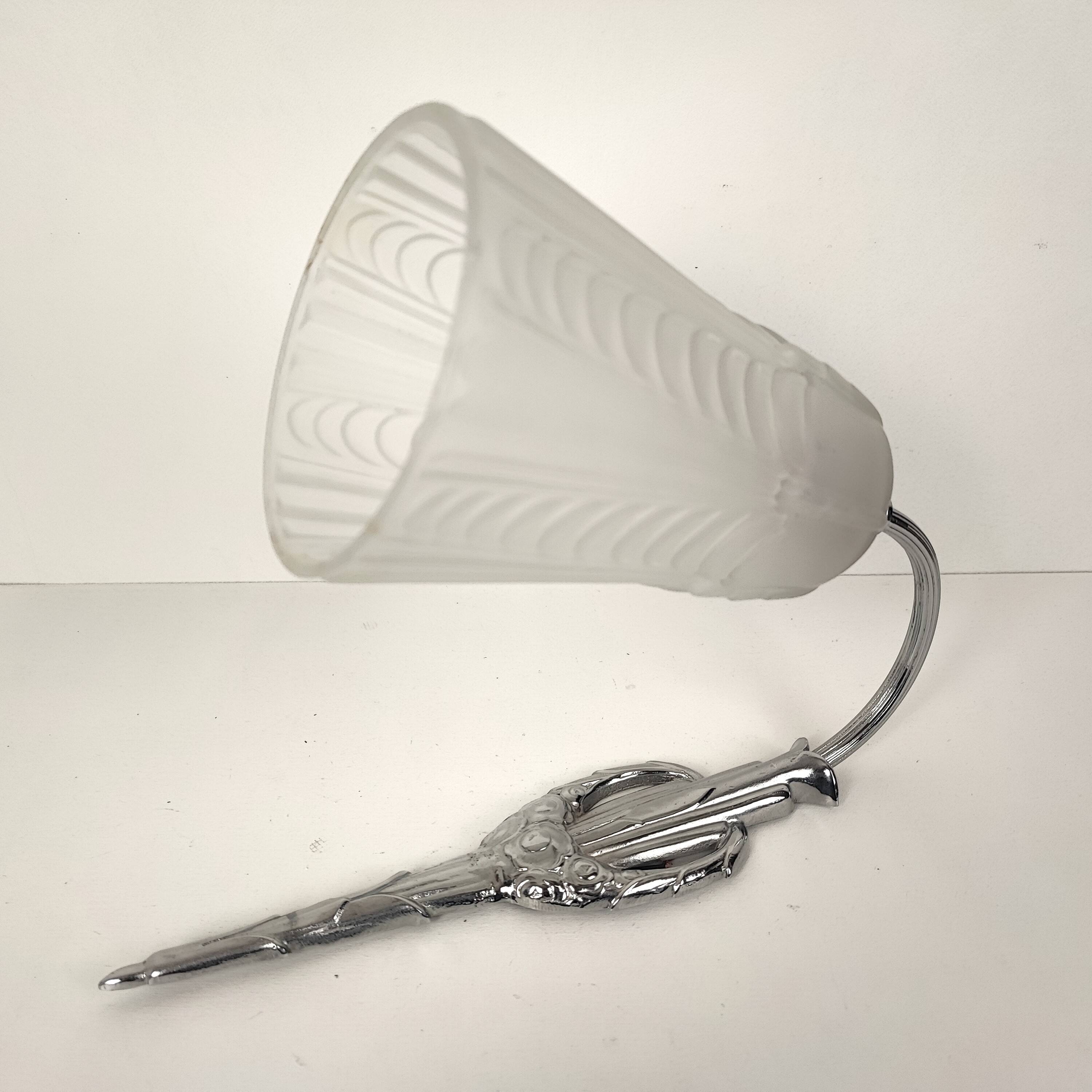 Pair of Art Deco wall lights