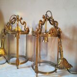 Duo of vestibule lanterns