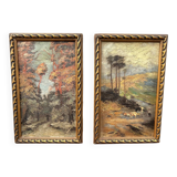 Pair of paintings