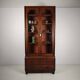 Late 19th Century English Display Bookcase with Glazed Doors & Drawers