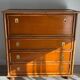 1970s wooden and bamboo sideboard bar cabinet