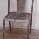 Chaise industrielle tolix t4 métal 1930-1940