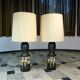 Ceramic table lamps by Georges Pelletier for Accolay France 1960s, Set of 2