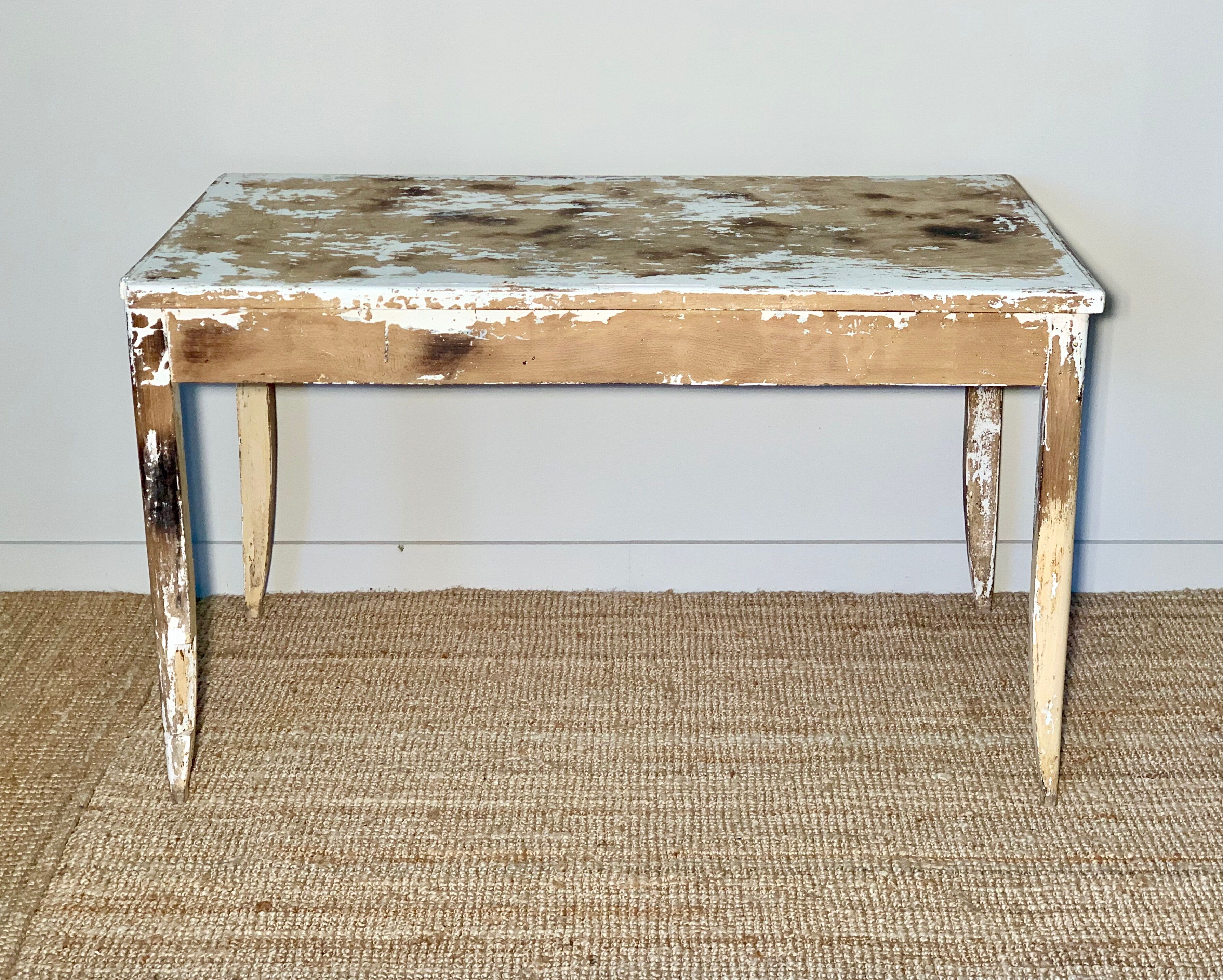 Natural wooden table