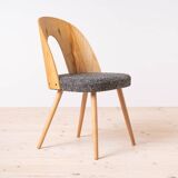 Ensemble de 4 chaises de salle à manger modernes du milieu du siècle par A. Šuman, rembourrées