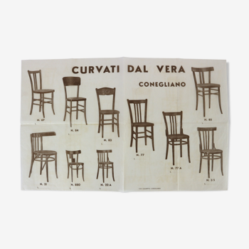Publicité chaise  catalogue Dal Vera vintage