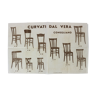 chair Advertising/catalog Dal Vera, vintage