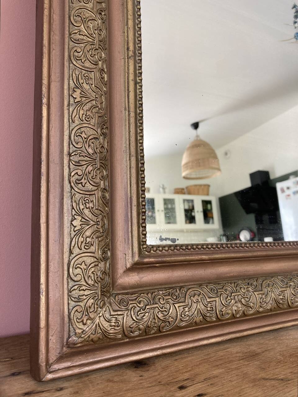 Restored old mirror