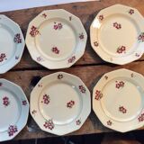 Set of 10 vintage plates