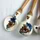 Vintage wood and ceramic kitchen utensils