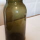 Green glass vase