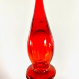 Flacon rouge flammé