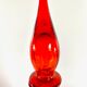 Flamed red bottle