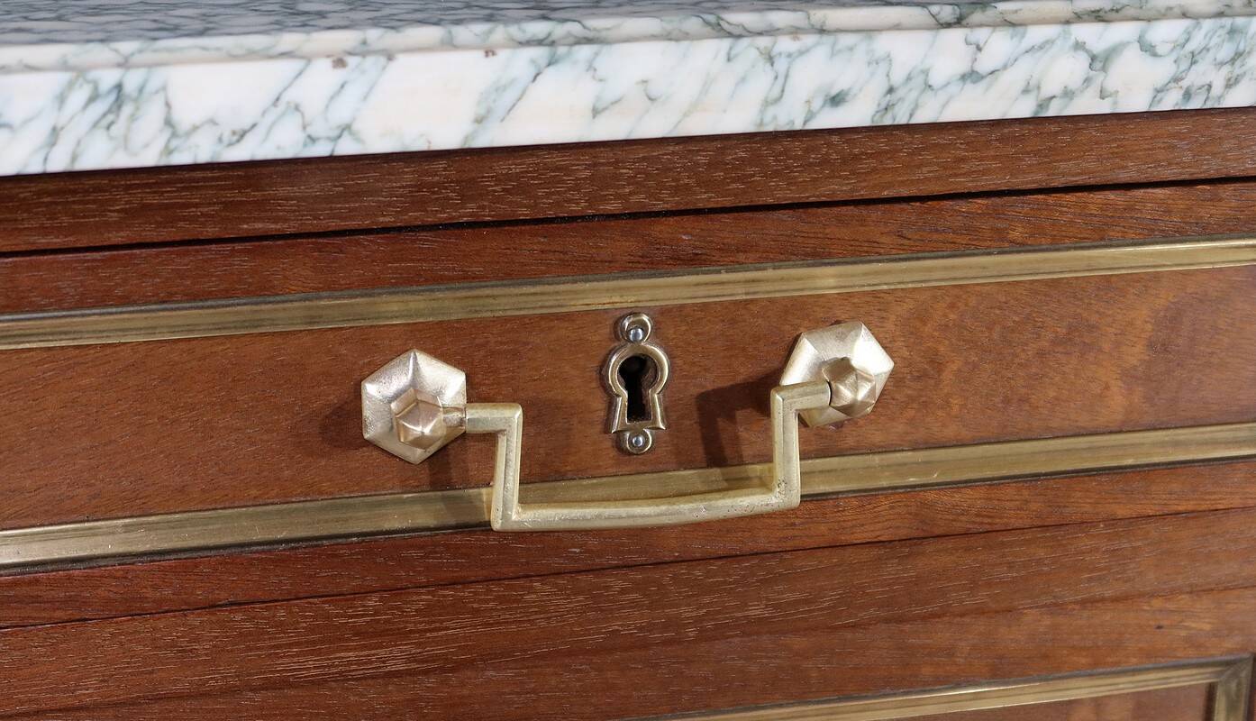 Mahogany Chiffonnière Commode, Louis XVI style – Mid 20th century