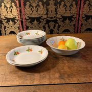Service à fruits en porcelaine