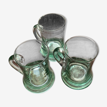 Chope ou verre à bière fumé