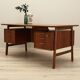 Teak desk, Danish design, 1970s, manufacturer: Omann Jun