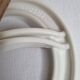 Pair of vintage "Ghidini Italy" coat hooks, two hooks, 20 cm