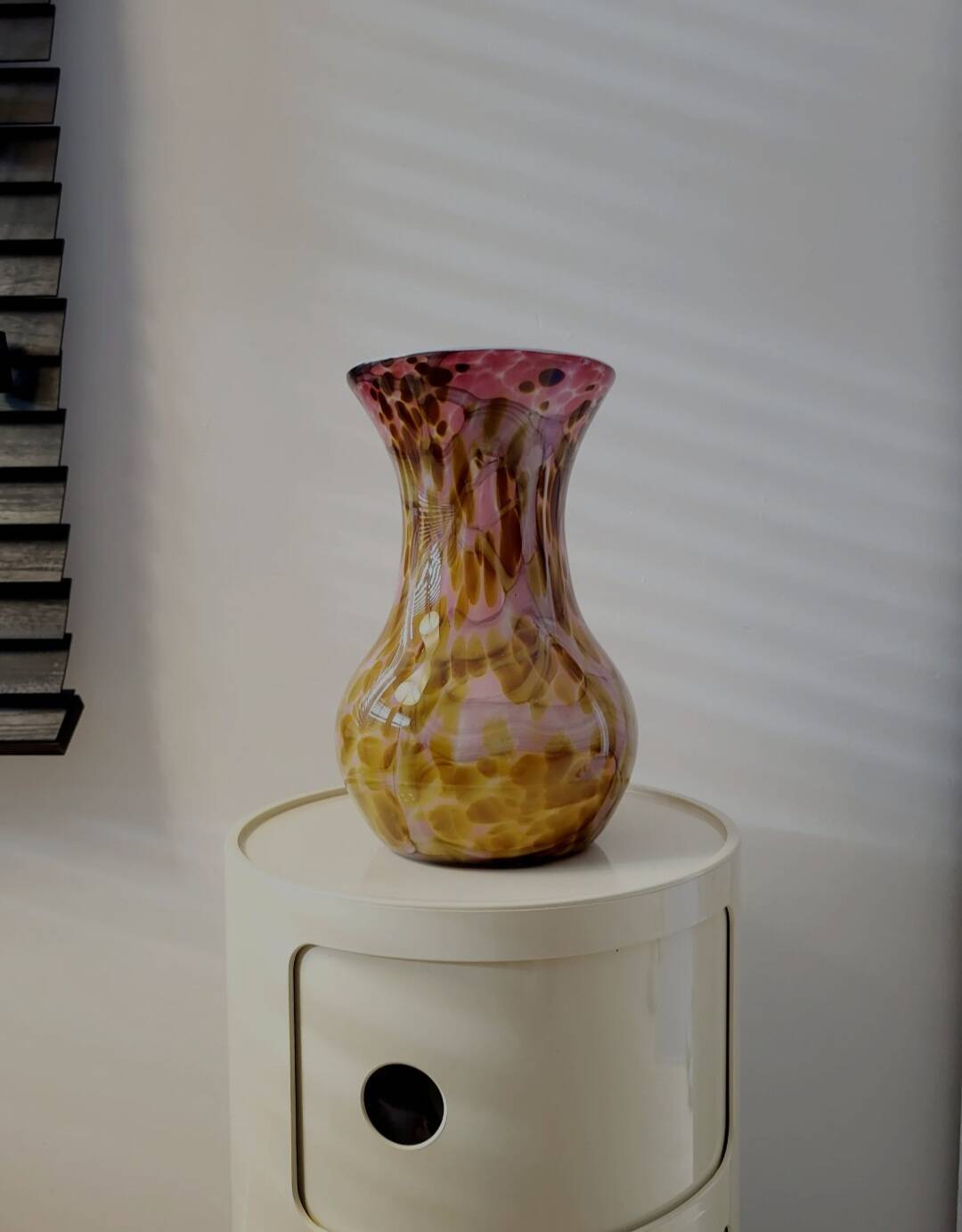 Jean claude novaro vaas, meerkleurige vaas, hedendaags, frankrijk 1943-2014