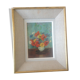 Tableau bouquet de fleur signé Petitjean