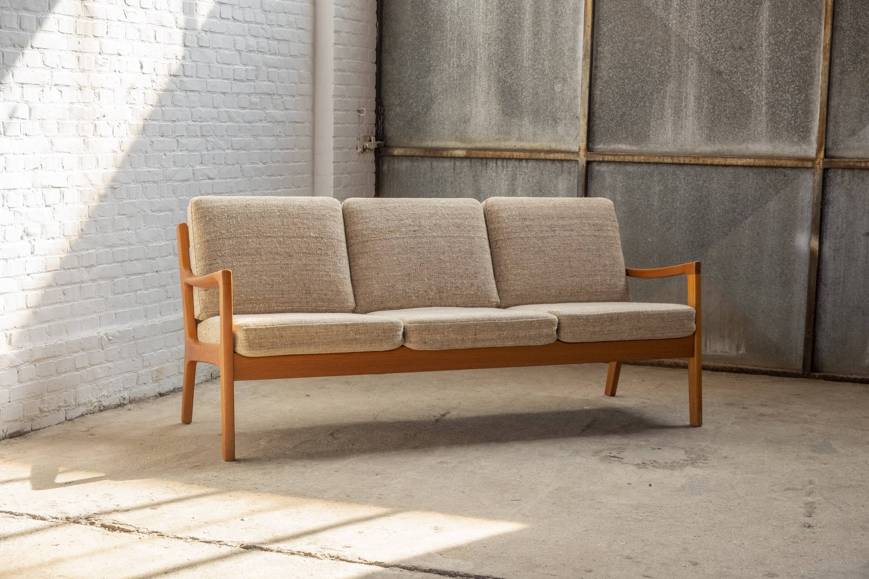 Ole Wanscher Senator 3-Seater Sofa, 1960s Denmark