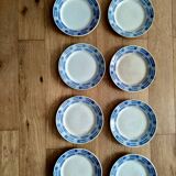 8 Luneville KG dinner plates Pomone model