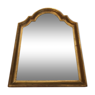 Miroir à feuille d’or années 50/60 - 37x27cm