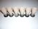 Lot of 6 sandstone glasses