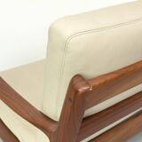 Vintage Two-Seater Senator Sofa in Teak by Ole Wanscher for Cado, 1970s